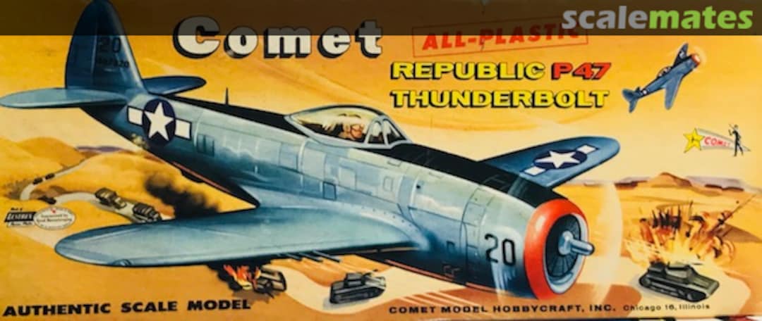 Boxart Republic P-47 Thunderbolt PL 501-69 Comet Boxart Republic P-47 Thunderbolt PL 501-69 Comet