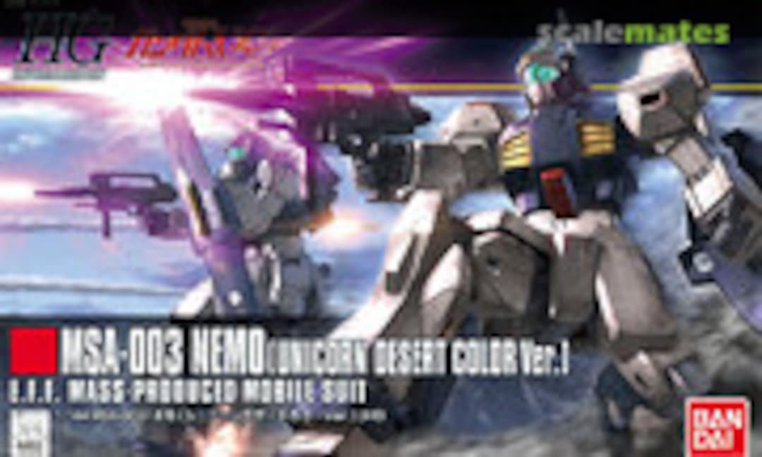 1:144 MSA-003 Nemo (Unicorn Desert Color Ver.) (Bandai 0175778) 0175778