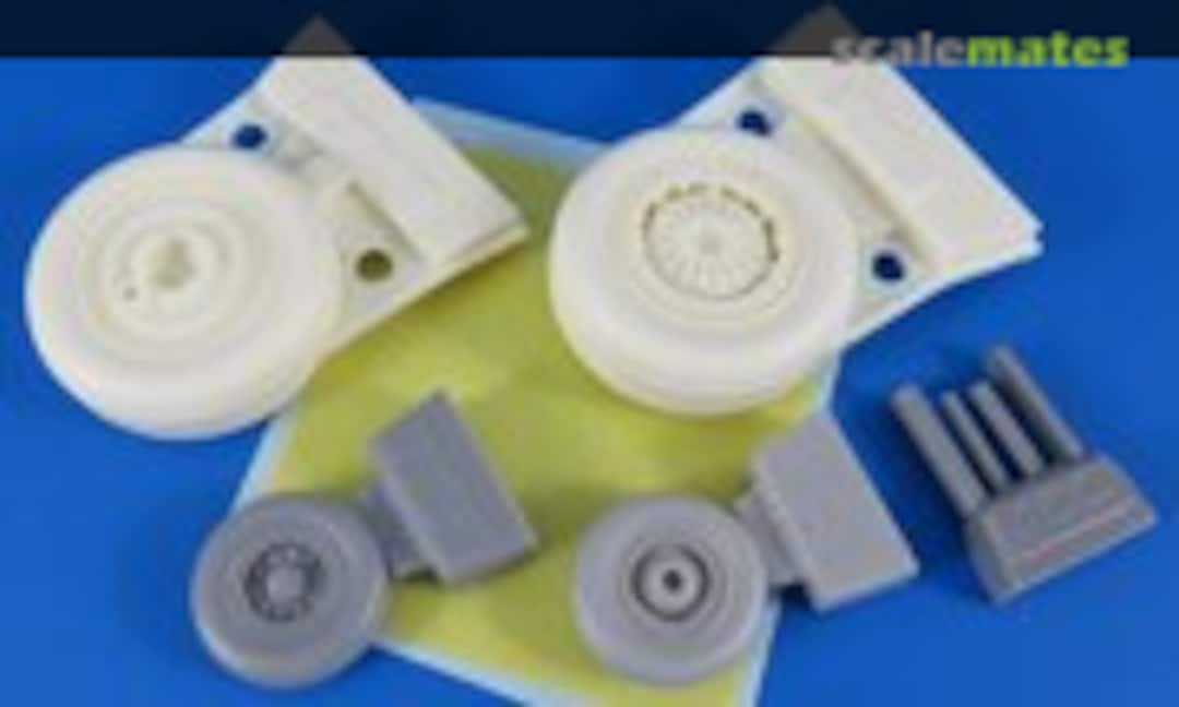 1:32 Late wheels (not weighted) for McDonnell F-4C/F-4D/F-4E Phantom (Q-M-T R32007) R32007