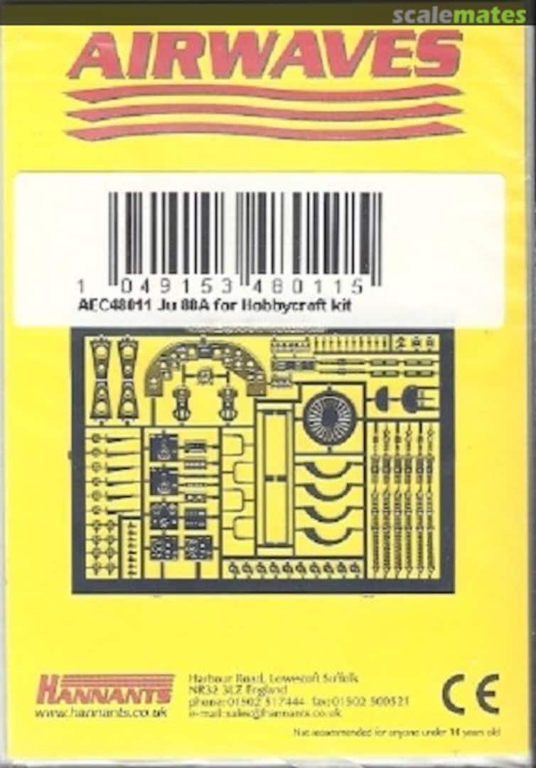 Boxart Junkers Ju-88A-4 AEC48011 Airwaves Boxart Junkers Ju-88A-4 AEC48011 Airwaves