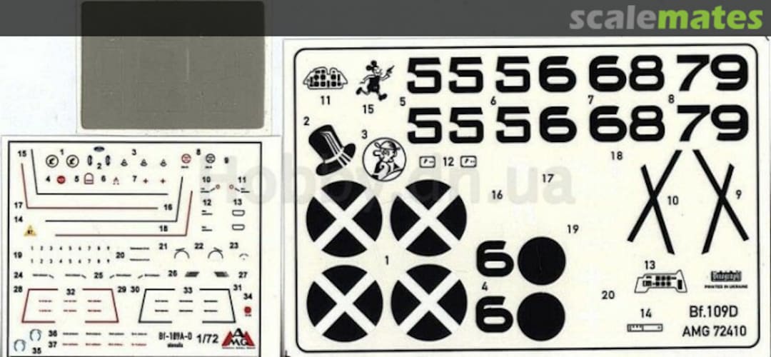 Contents Messerschmitt Bf.109D Legion Condor 72410 AMG Contents Messerschmitt Bf.109D Legion Condor 72410 AMG