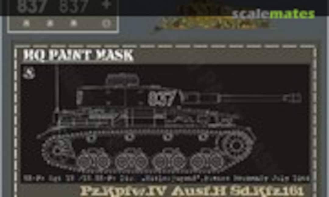 1:16 Pz.Kpfw.IV Ausf.H SS-Pz.Rgt.12 12.SS-Pz.Div. 'Hitlerjungend' France Normandy July 1944 Paint Mask (HQ-Masks PIV 041) PIV 041