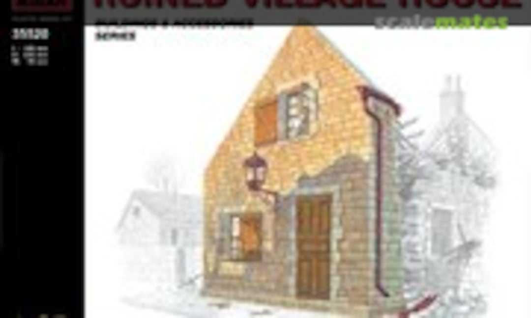 1:35 Ruined village house (MiniArt 35520)