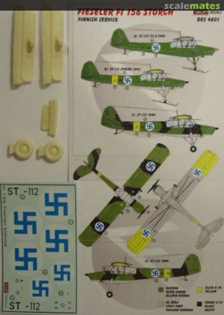 Boxart Fieseler Fi 156 Storch DEC4801 Kora Models Boxart Fieseler Fi 156 Storch DEC4801 Kora Models