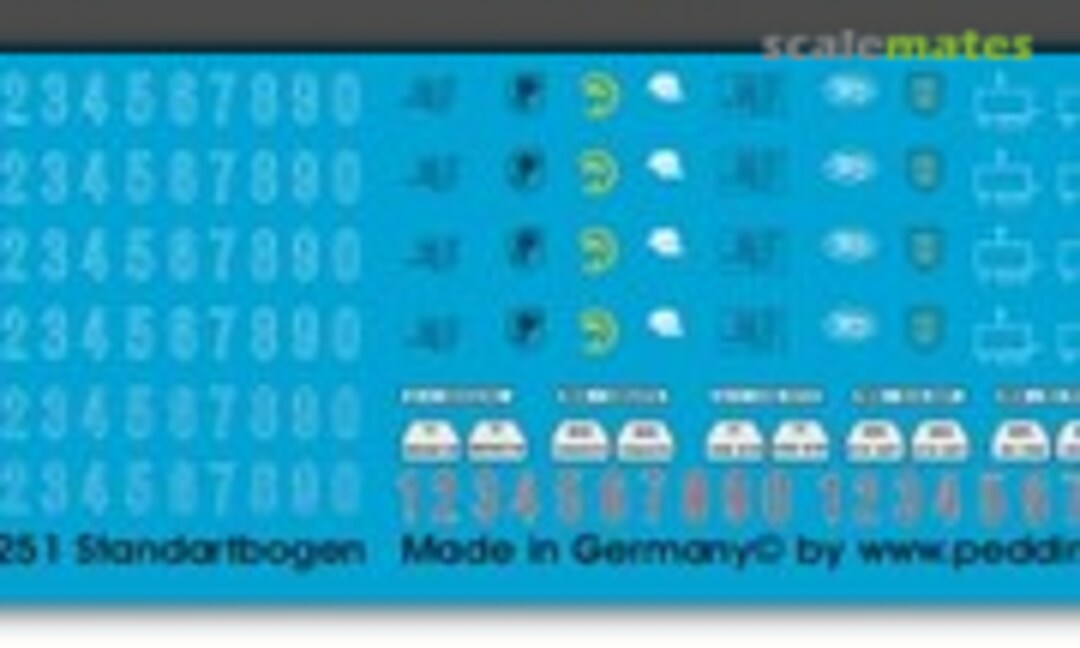 1:48 Sd Kfz 250-251 markings (Peddinghaus-Decals EP 1238) EP 1238