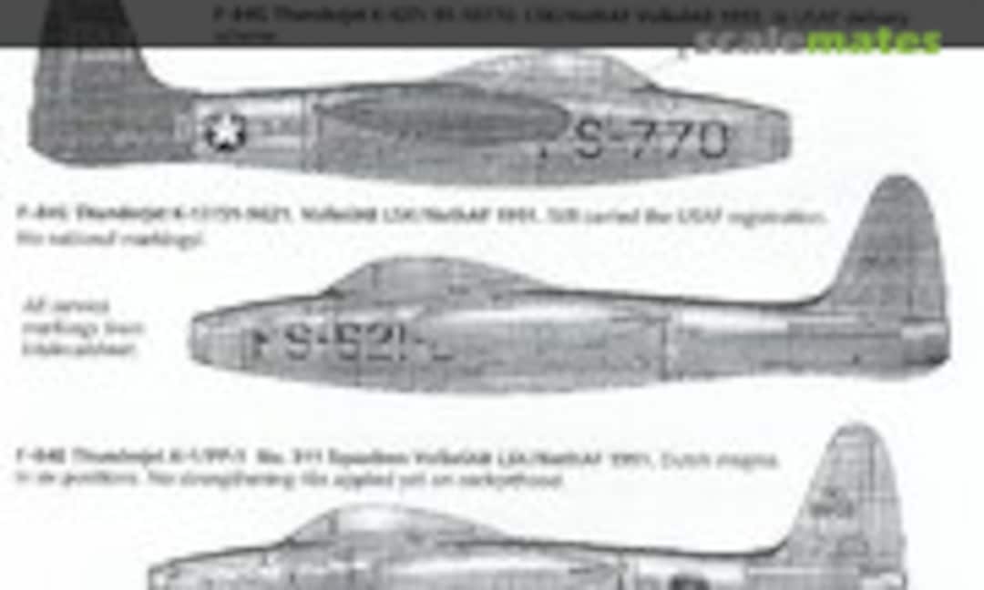 1:72 F-84E/G (Dutch Profile dds1272) dds1272
