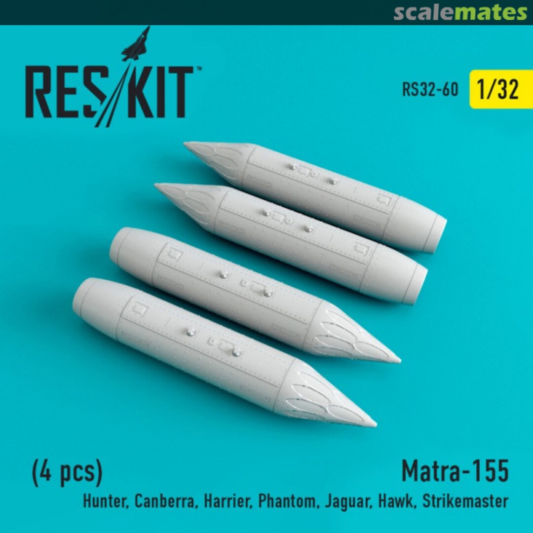 Boxart Matra-155 rocket launcher (4 pcs) RS32-0060 ResKit