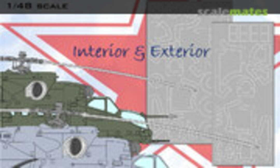 1:48 Mil Mi-24 Canopy, Windows & Wheels Paint Mask set (DN Models 48/827-109) 48/827-109