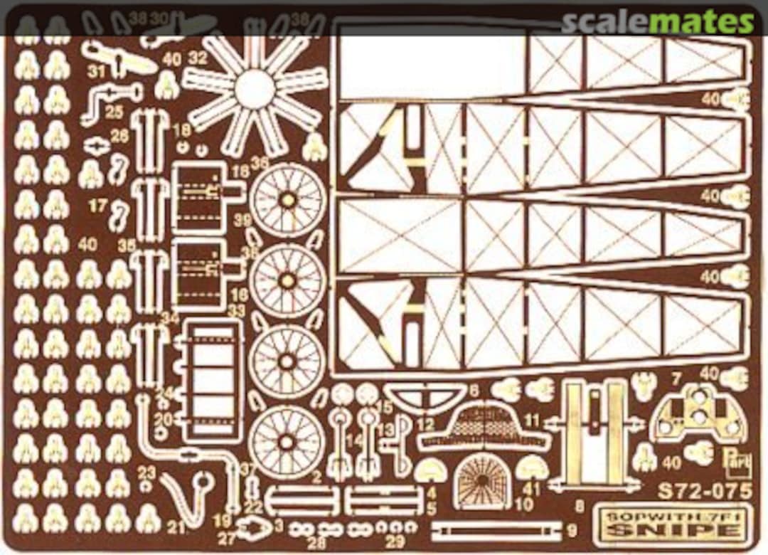 Boxart Sopwith 7F.1 Snipe - PE Detail Up Set S72-075 Part Boxart Sopwith 7F.1 Snipe - PE Detail Up Set S72-075 Part