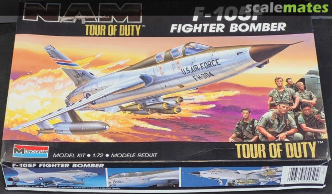 Boxart F-105F Fighter Bomber 5450 Monogram
