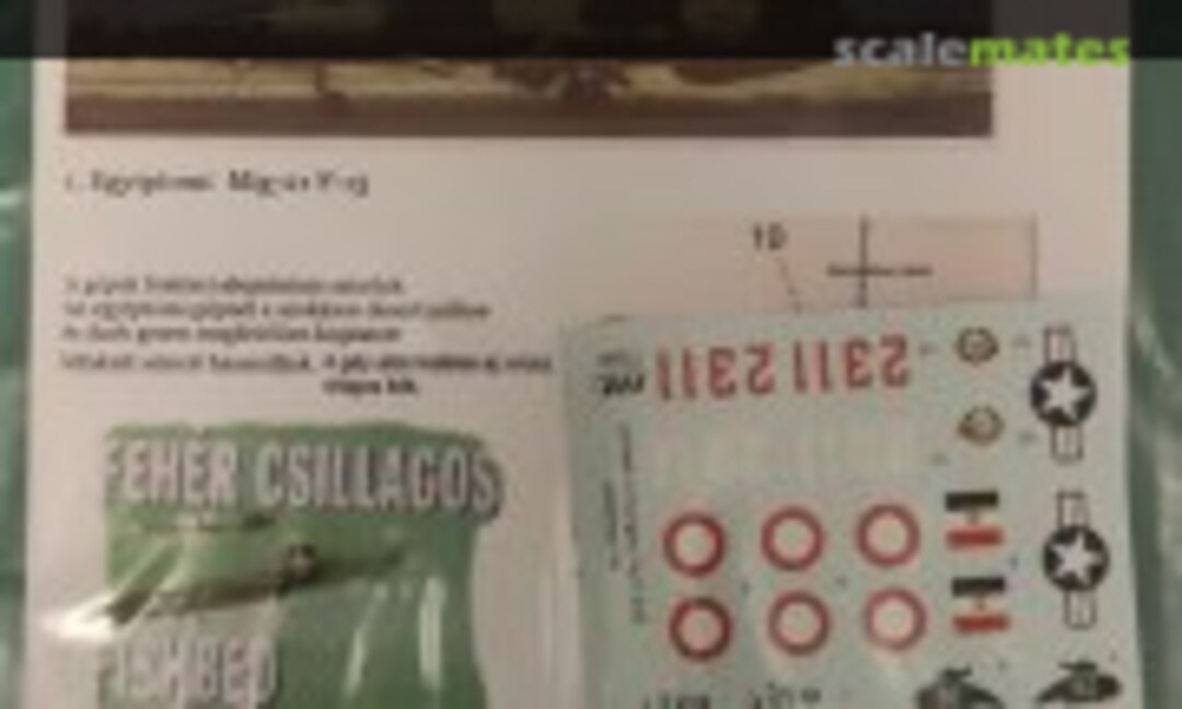 1:72 MiG-21 F-13 (Hungarian Armour Decals 72041) 72041