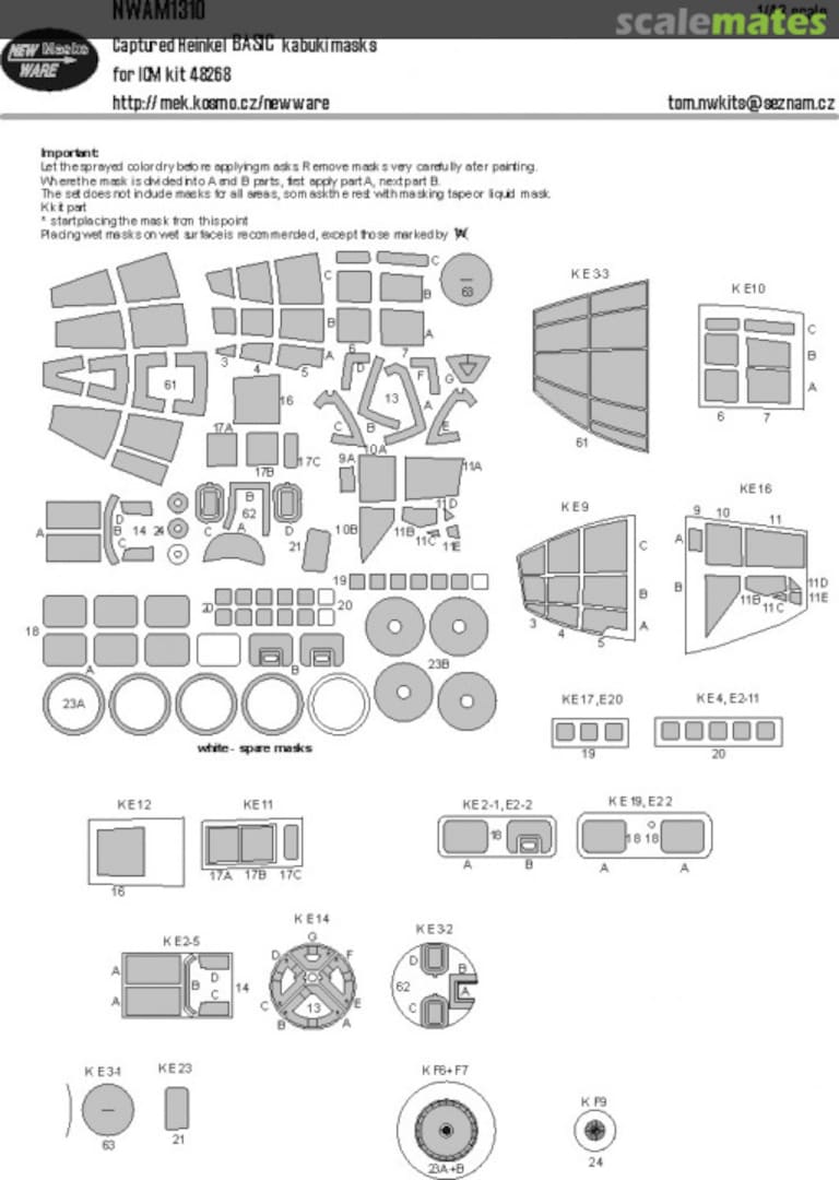 Boxart Captured Heinkel BASIC kabuki masks NWAM1310 New Ware Boxart Captured Heinkel BASIC kabuki masks NWAM1310 New Ware