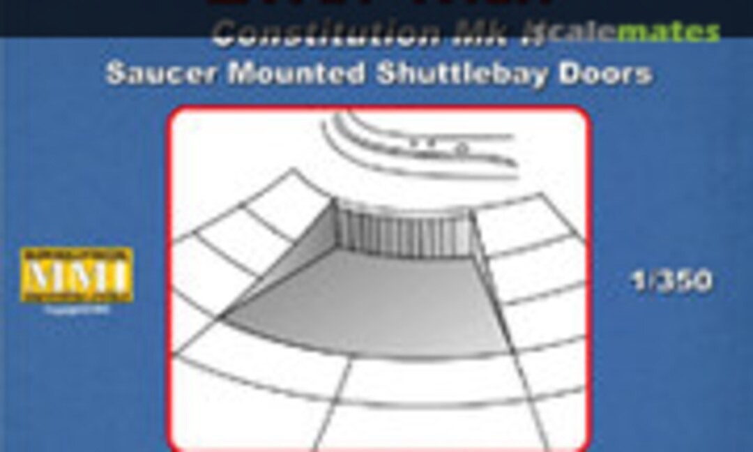 1:350 Saucer Mounted Shuttlebay Doors (Millennia Models International MMI-1878) MMI-1878