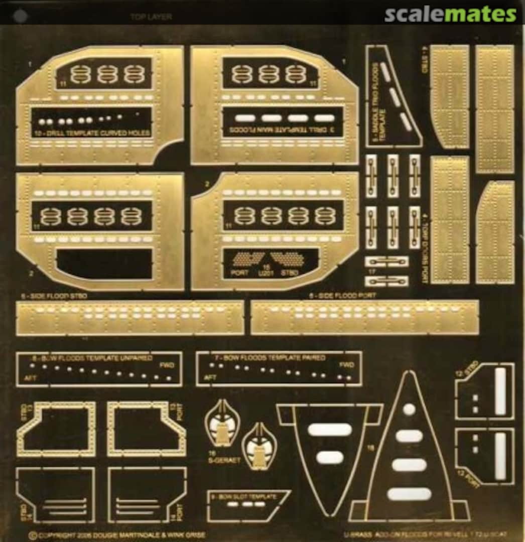 Boxart Type VII U-Boat Flood, Drain and Vent Holes PE 7232 White Ensign Models Boxart Type VII U-Boat Flood, Drain and Vent Holes PE 7232 White Ensign Models