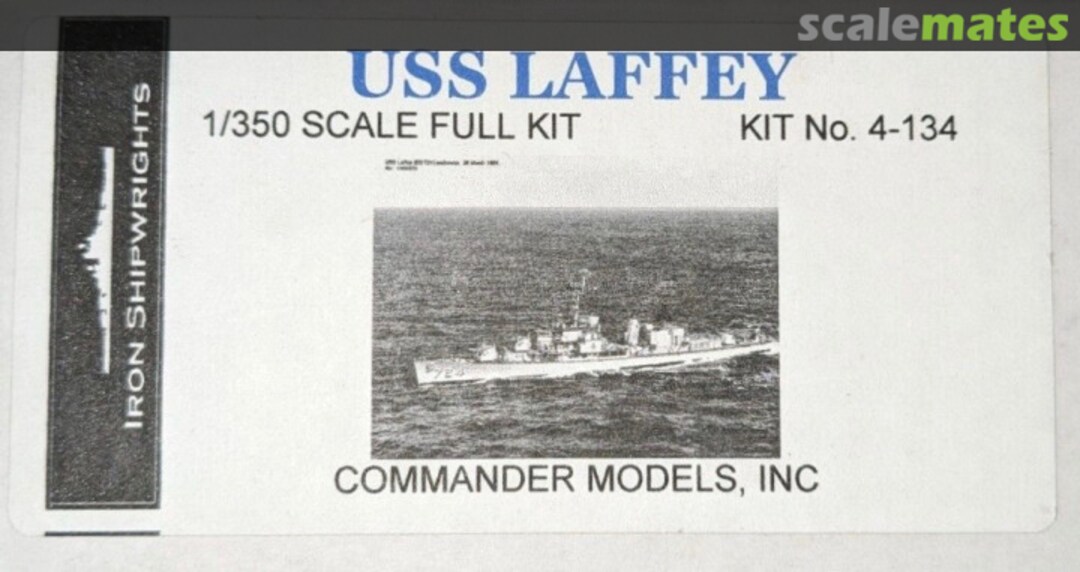 Boxart USS Laffey DD-724 4-134 Iron Shipwrights Boxart USS Laffey DD-724 4-134 Iron Shipwrights
