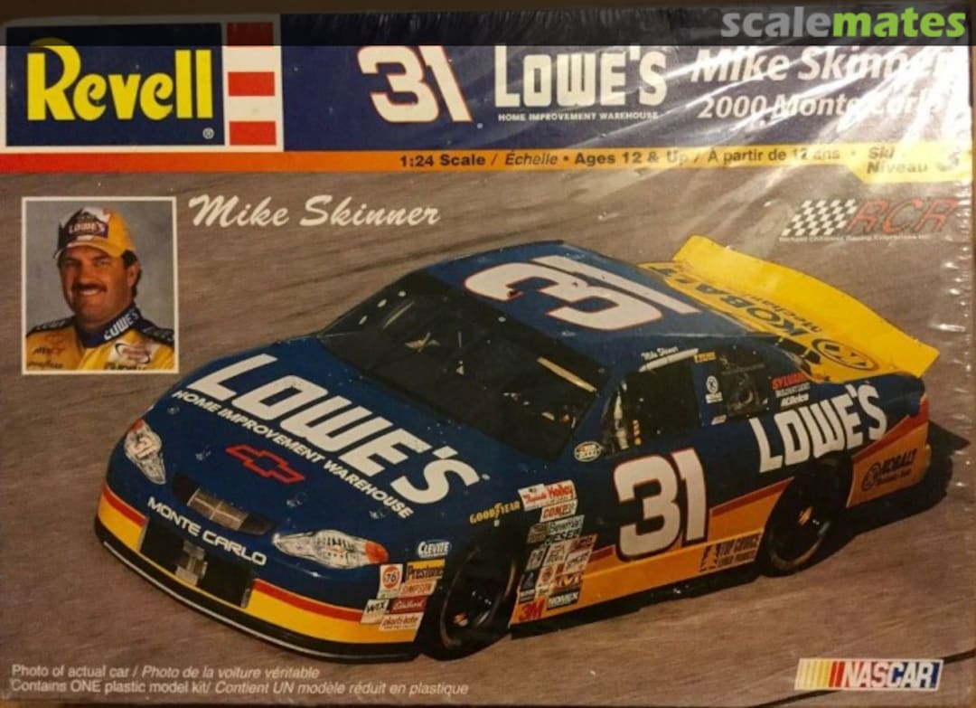 Boxart 31 Lowe's Mike Skinner 2000 Monte Carlo 85-2991 Revell Boxart 31 Lowe's Mike Skinner 2000 Monte Carlo 85-2991 Revell