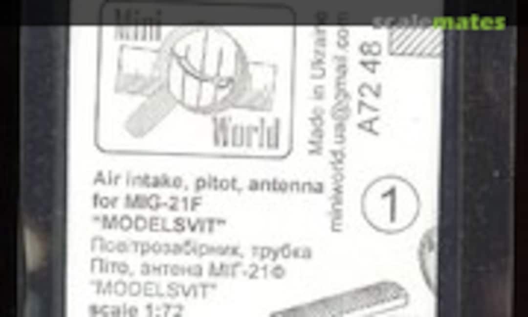 1:72 Air intake, pitot, antenna for MIG-21F (Mini World 7248) 7248
