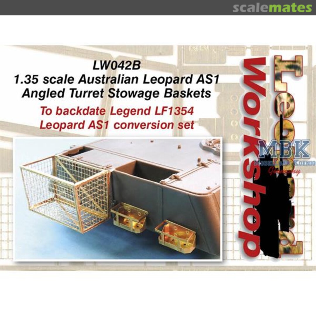 Boxart Austral. Leopard AS1 Angled Turret Stowage Basket LW042B Leopard Workshop Boxart Austral. Leopard AS1 Angled Turret Stowage Basket LW042B Leopard Workshop