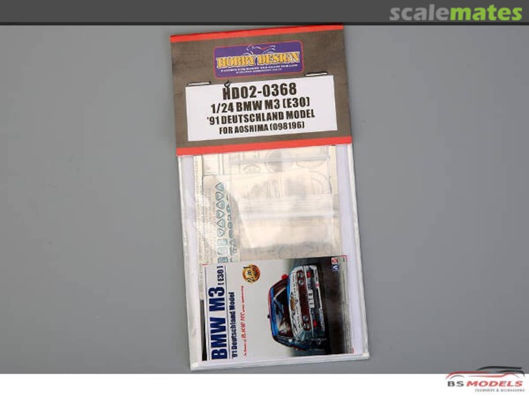 Boxart BMW M3 (E30) '91 Deutschland Model HD02-0368 Hobby Design Boxart BMW M3 (E30) '91 Deutschland Model HD02-0368 Hobby Design