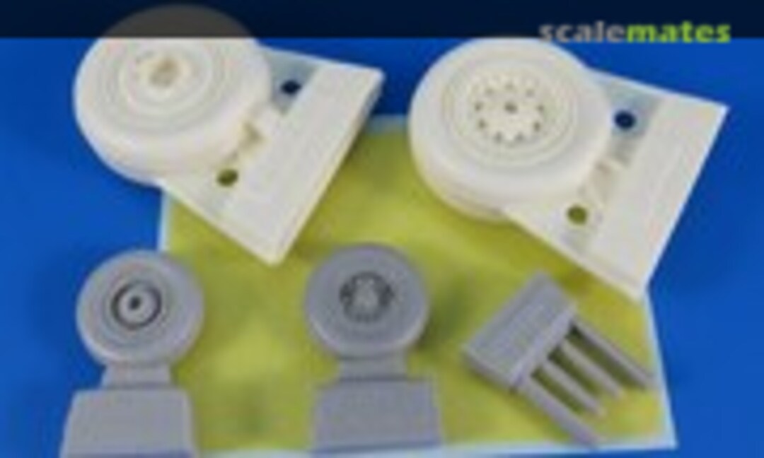 1:32 Weighted Wheels LATE for McDonnell F-4J Phantom (Q-M-T R32009) R32009