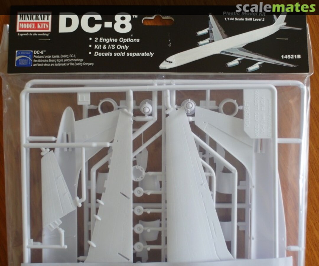 Boxart DC-8 (bagged) 14521B Minicraft Model Kits