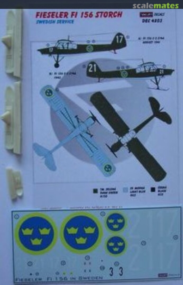 Boxart Fieseler Fi 156 Storch DEC4803 Kora Models Boxart Fieseler Fi 156 Storch DEC4803 Kora Models