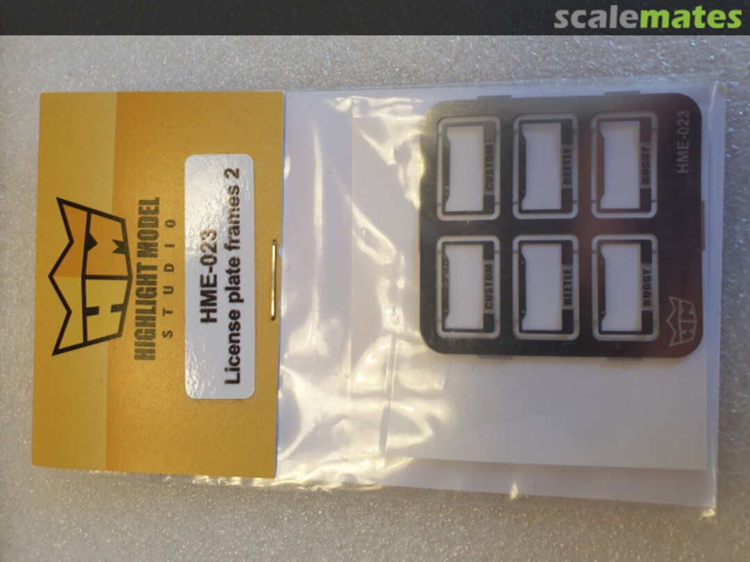 Boxart License plate frames 2 HME-023 Highlight Model Studio Boxart License plate frames 2 HME-023 Highlight Model Studio