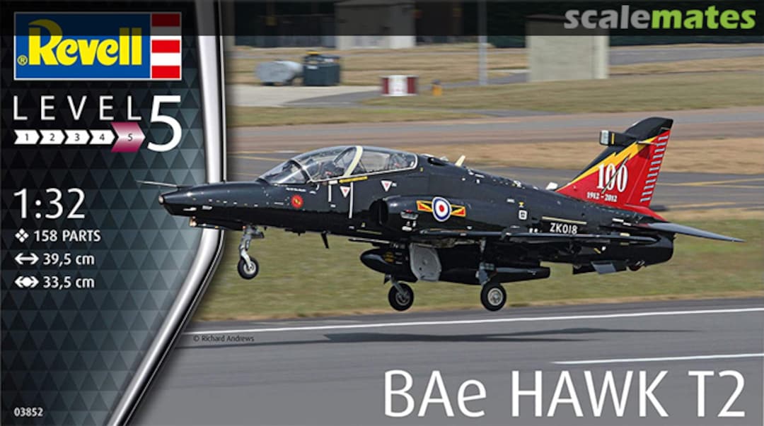 Boxart BAe Hawk T2 03852 Revell Boxart BAe Hawk T2 03852 Revell
