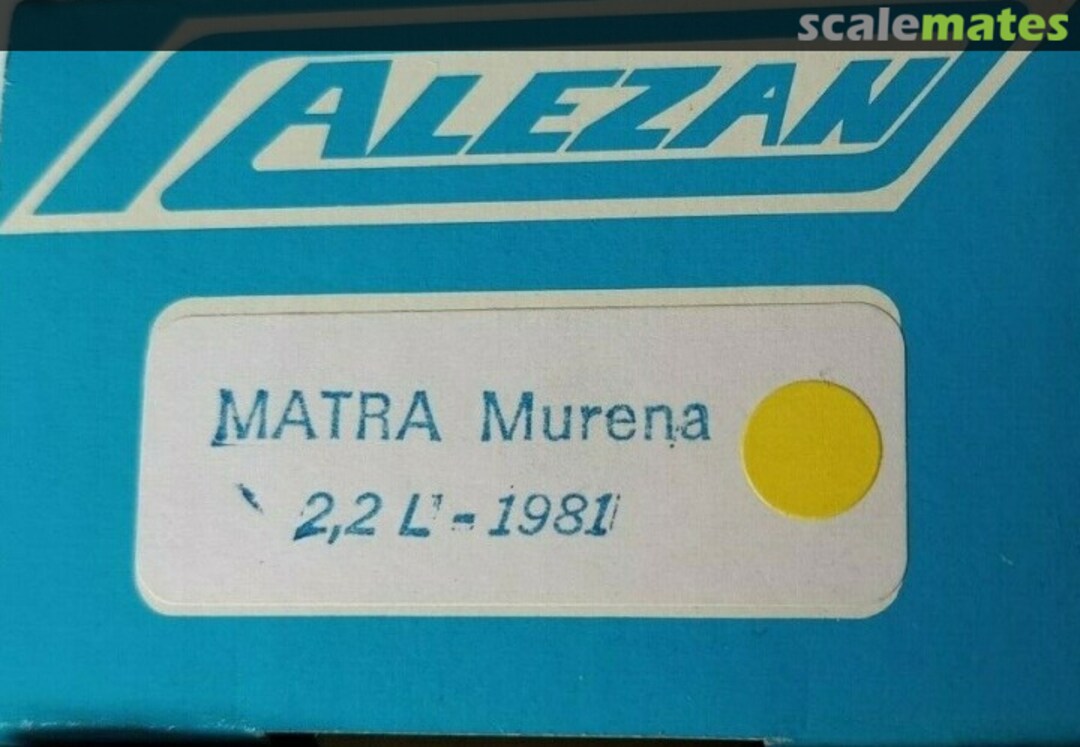 Boxart Matra Murena 2,2l 151 Alezan Boxart Matra Murena 2,2l 151 Alezan