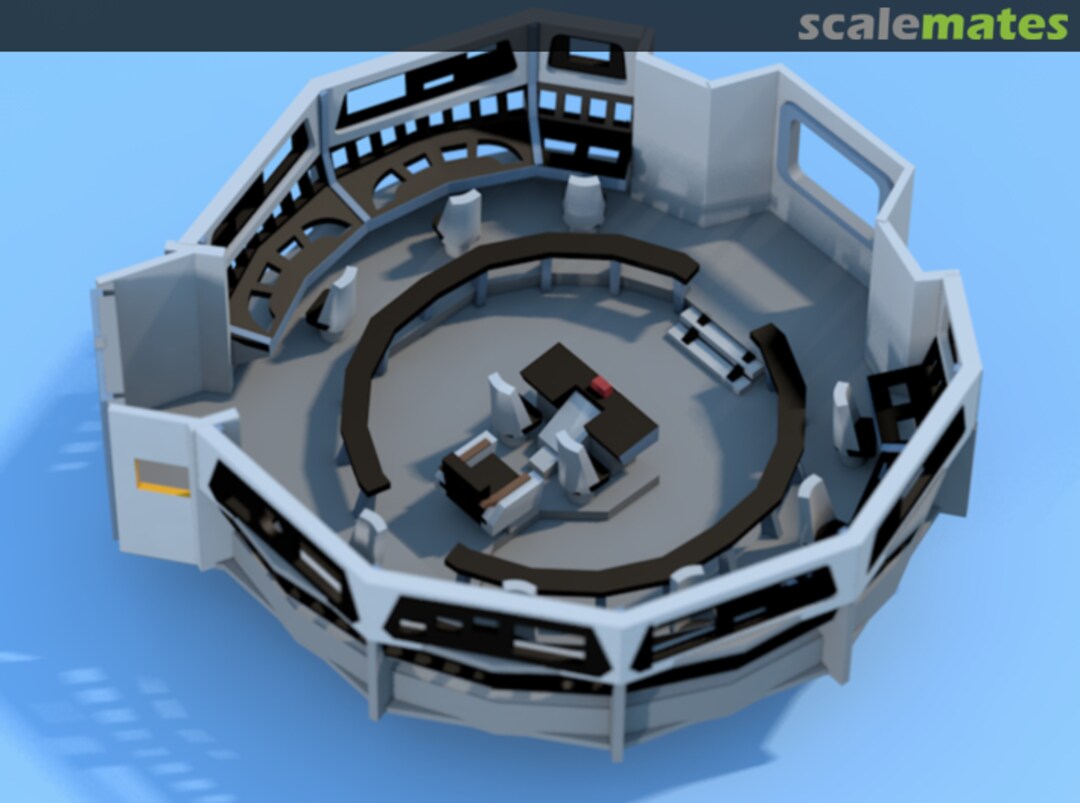 Boxart TOS "The Cage" Pilot Bridge Interior UAWRKSB8D Spaceways Parts