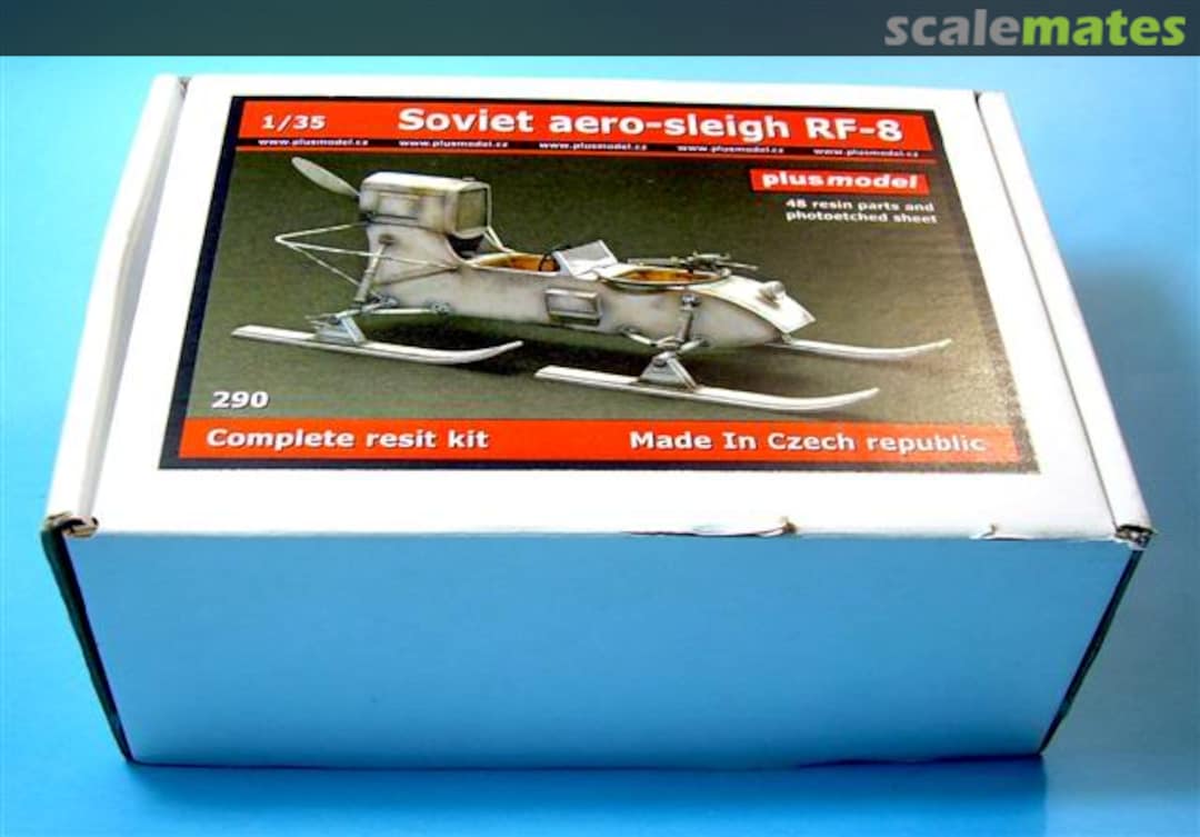 Boxart Soviet aerosleigh RF-8 290 PlusModel Boxart Soviet aerosleigh RF-8 290 PlusModel