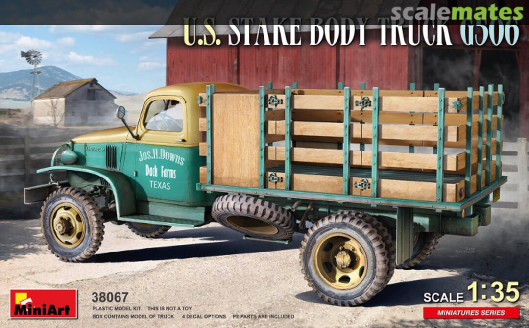 Boxart Stake Body Truck G506 38067 MiniArt