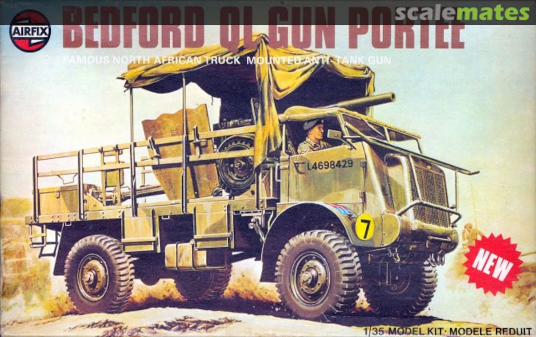 Boxart Bedford QL Gun Portee 08366-1 Airfix Boxart Bedford QL Gun Portee 08366-1 Airfix