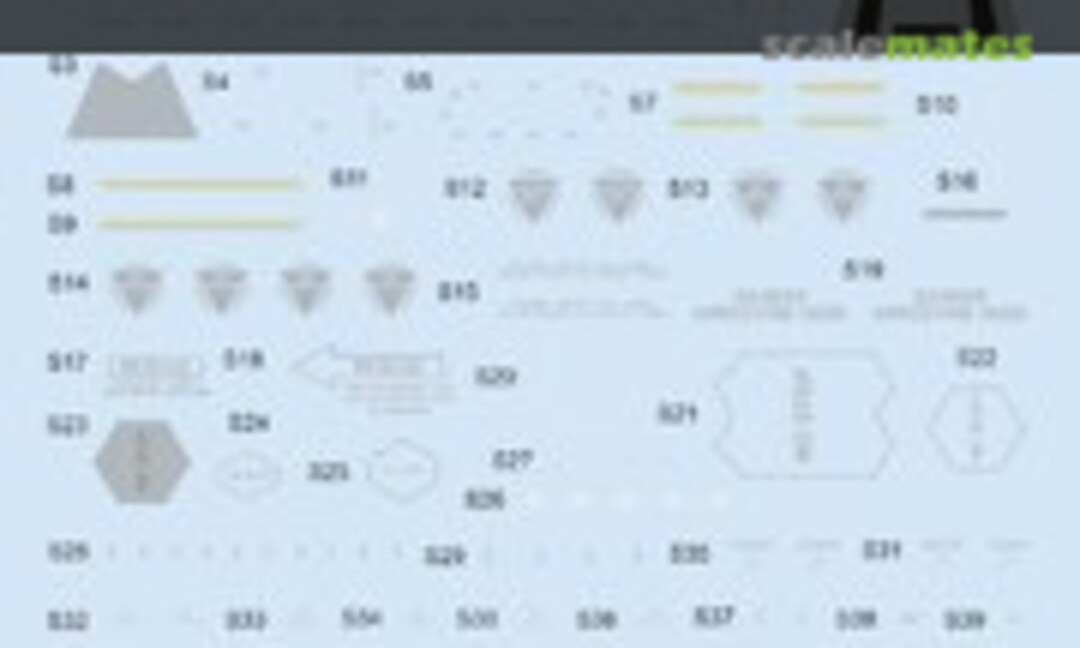 1:32 F-35A stencils (Eduard D32022) D32022
