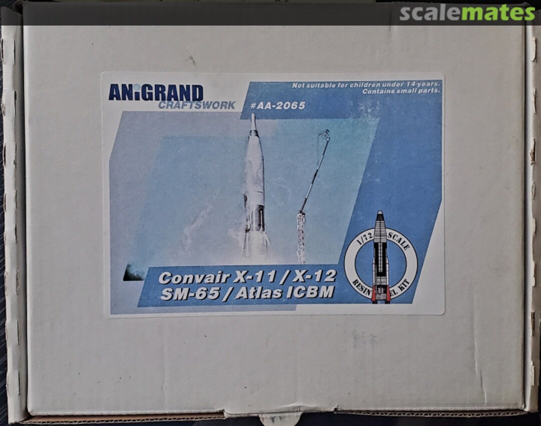 Boxart Convair X-11/X-12/SM-65/Atlas ICBM AA-2065 Anigrand Craftswork