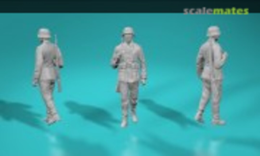 1:35 German Police WWII - with dog - version 2 (EMP3d 99200189-35) 99200189-35