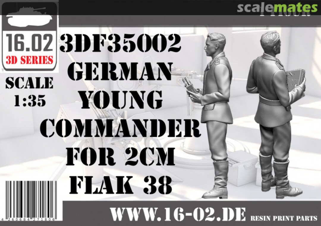 Boxart Young Commander for 2cm Flak 38 3DF35002 16.02 Boxart Young Commander for 2cm Flak 38 3DF35002 16.02