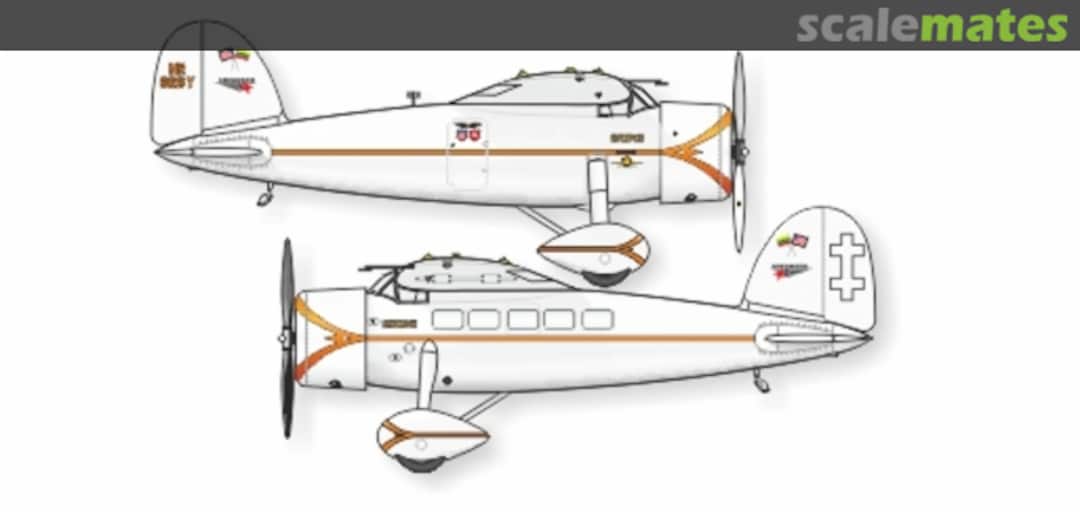 Boxart Lockheed Vega 5B ARC48-005 Arctic Decals Boxart Lockheed Vega 5B ARC48-005 Arctic Decals