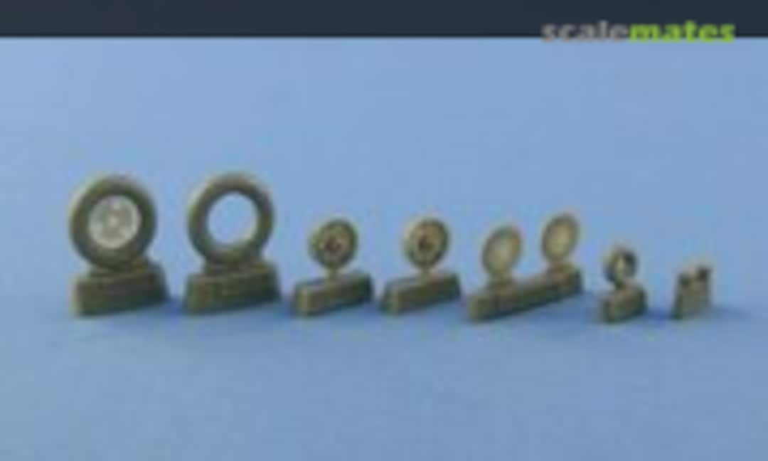 1:48 Bf 109E-1 - E-3 Wheels Set (Continental Tires) (North Star NS48019)