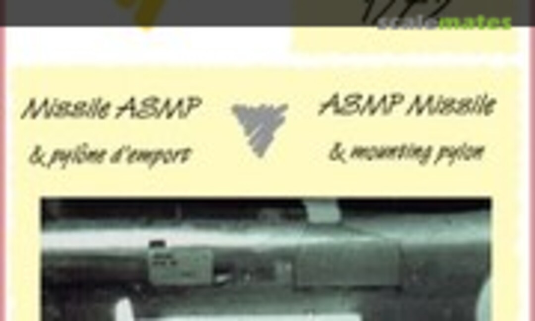 1:72 ASMP Missile & mounting pylon (Model Art Decal System M.Access 014) M.Access 014