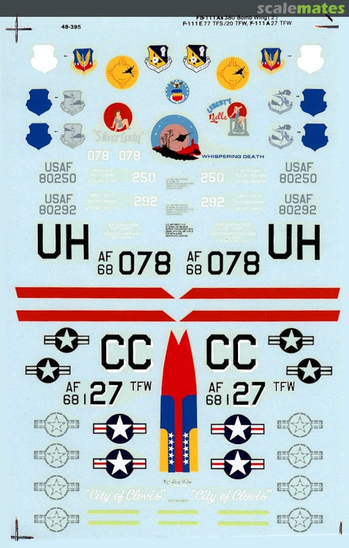 Boxart F-111A/E, FB-111A Aardvarks 48-395 SuperScale International Boxart F-111A/E, FB-111A Aardvarks 48-395 SuperScale International