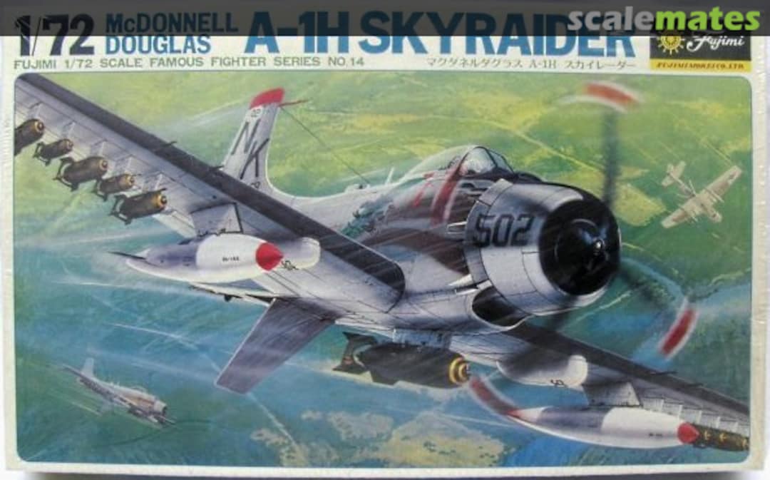 Boxart A-1H Skyraider 7A14-400 Fujimi