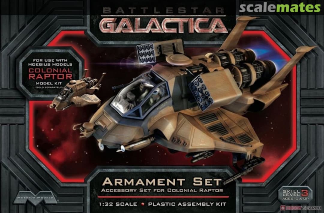 Boxart BSG Raptor Armament Set 968 Moebius Models Boxart BSG Raptor Armament Set 968 Moebius Models