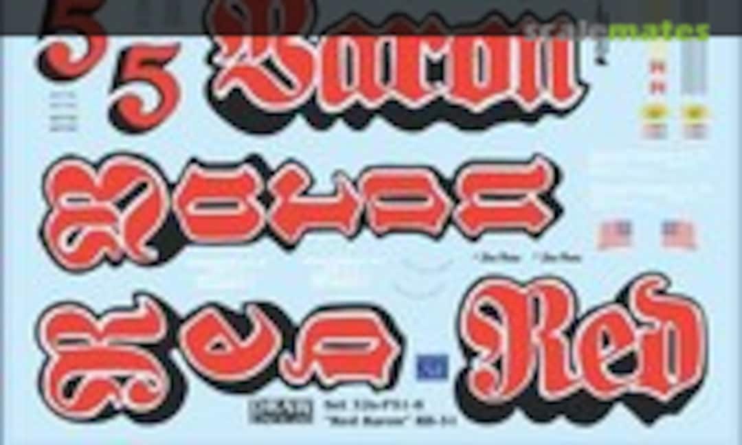 1:32 Red Baron RB-51 (Draw Decal 32-P51-8) 32-P51-8