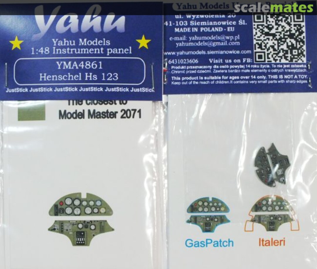 Boxart Hs 123 YMA4861 Yahu Models Boxart Hs 123 YMA4861 Yahu Models