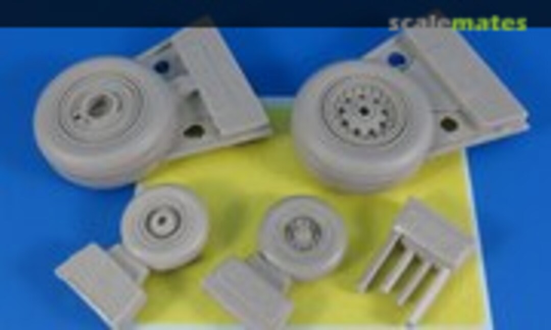 1:32 Not Weighted Wheels LATE for McDonnell F-4J Phantom (Q-M-T R32010) R32010