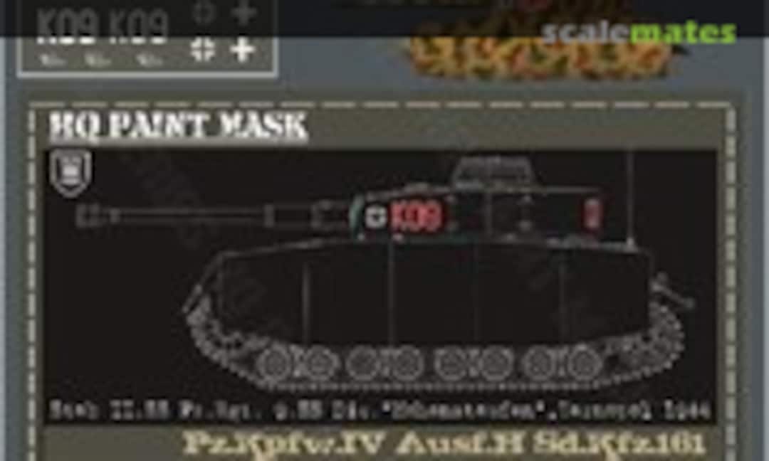 1:16 Pz.Kpfw.IV Ausf.H Stab II.SS Pz.Rgt.9.SS Div.Hohenstaufen Tarnopol 1944 Paint Mask (HQ-Masks PIV 044) PIV 044