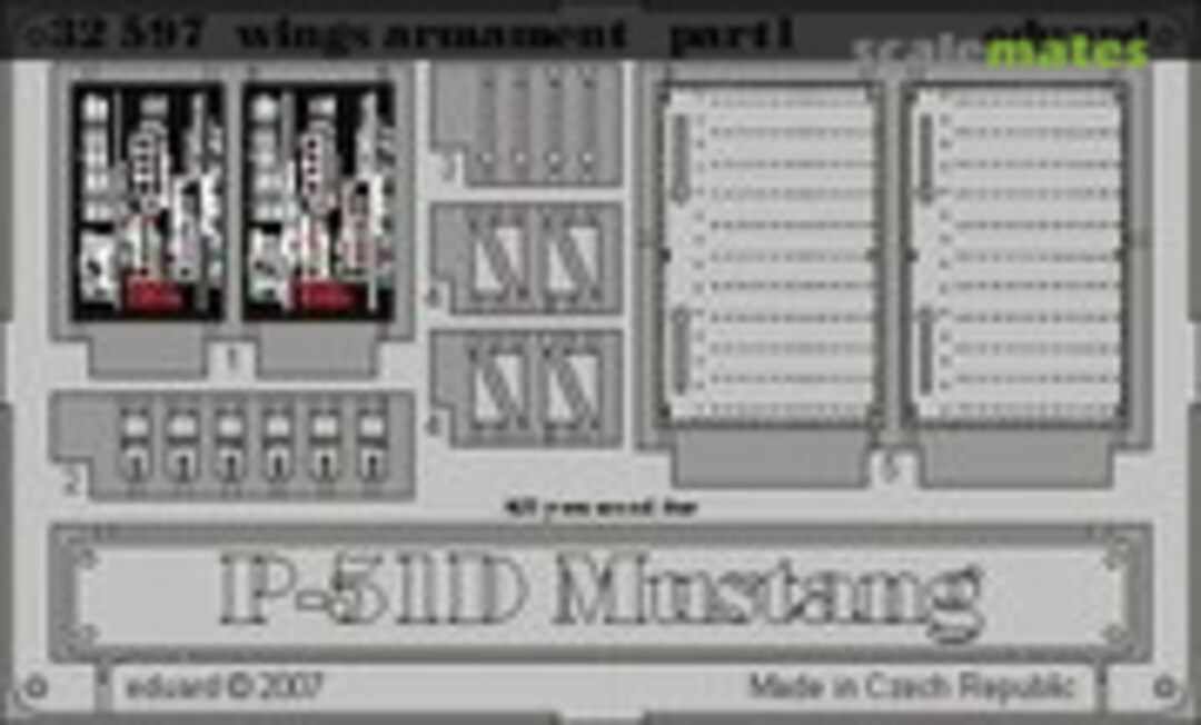 1:32 P-51D wings armament (Eduard 32597) 32597