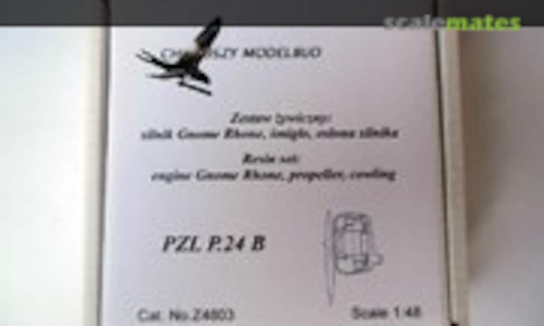1:48 PZL P.24 B engine Gnome Rhone, propeller, cowling (Choroszy Modelbud Z4803) Z4803