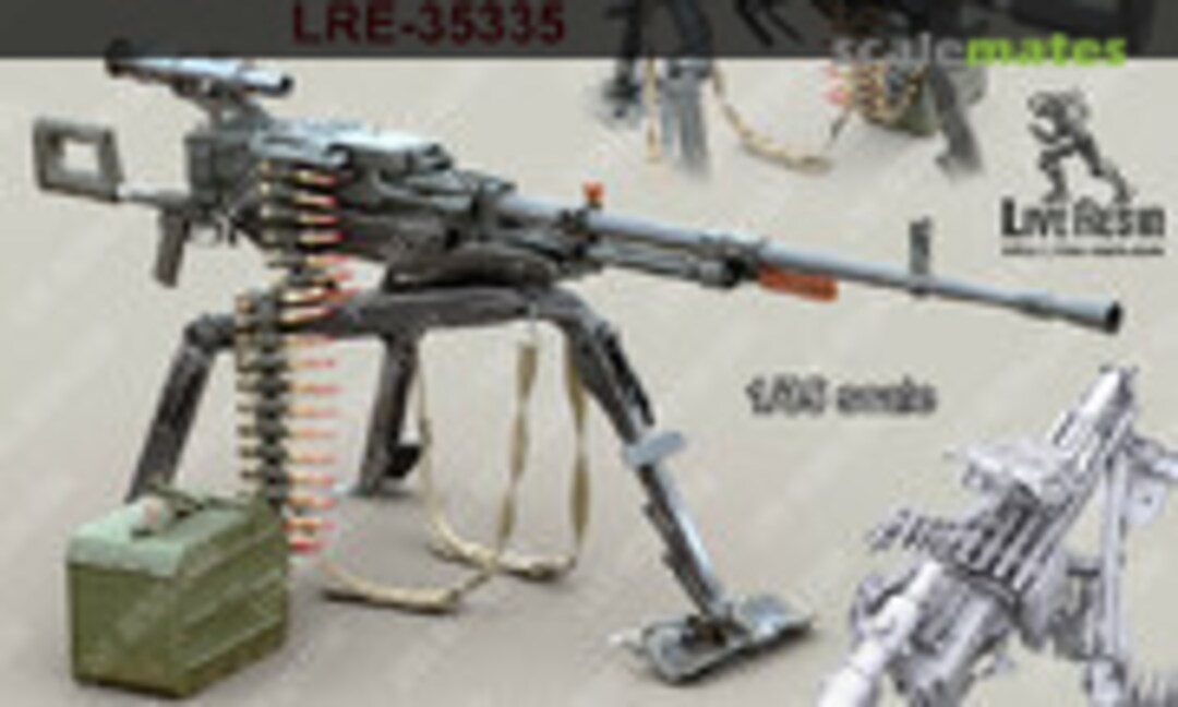 1:35 NSV-NSVS UTES - Soviet-Russian 12.7mm calibre heavy machine gun (Live Resin LRE-35335) LRE-35335